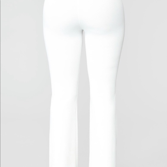 IVORY FLARE PANTS, GOLD EMBELLISHMENTS - Picture 4 of 6